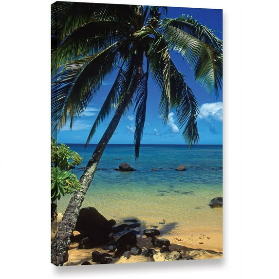 Kathy Yates "Beautiful Anini Beach" Canvas Art