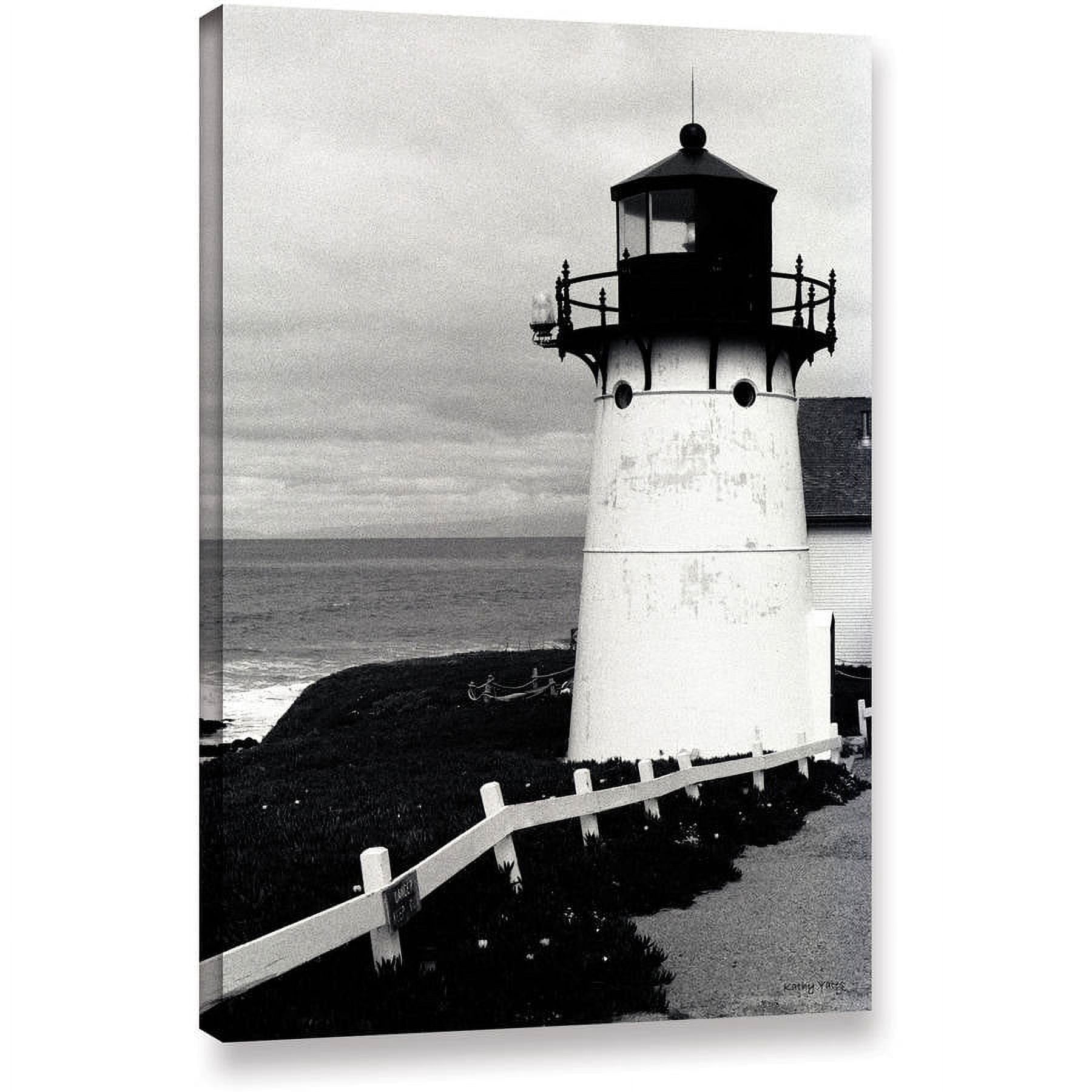 Kathy Yates "Montara Lighthouse" Canvas Art