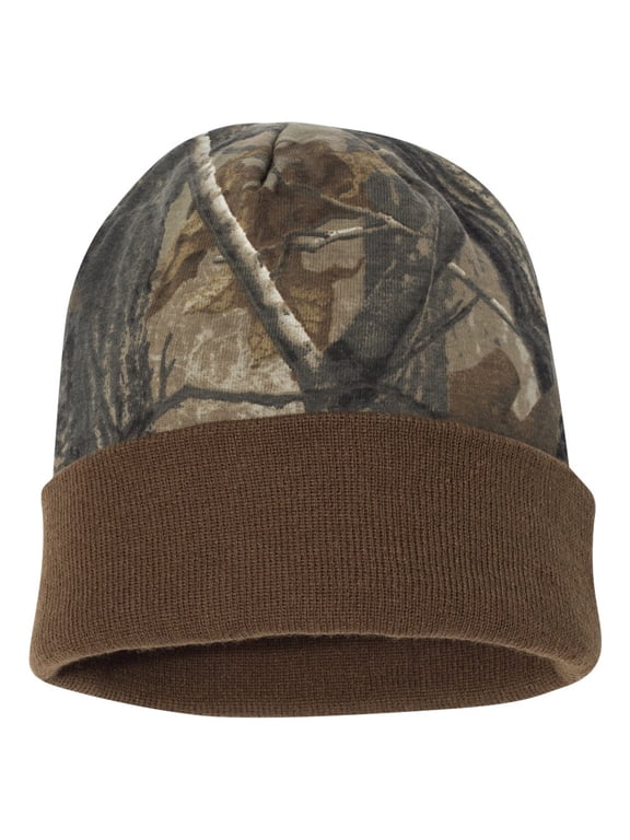 12" Camo Knit Beanie