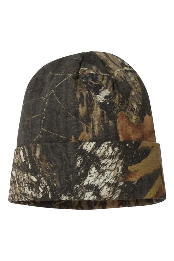 - Mens Lcb12 12" Camo Knit Beanie