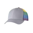 thumbnail image 1 of Kati B93195420 Printed Mesh Trucker Cap, Gray & Rainbow - Adjustable Size, 1 of 2