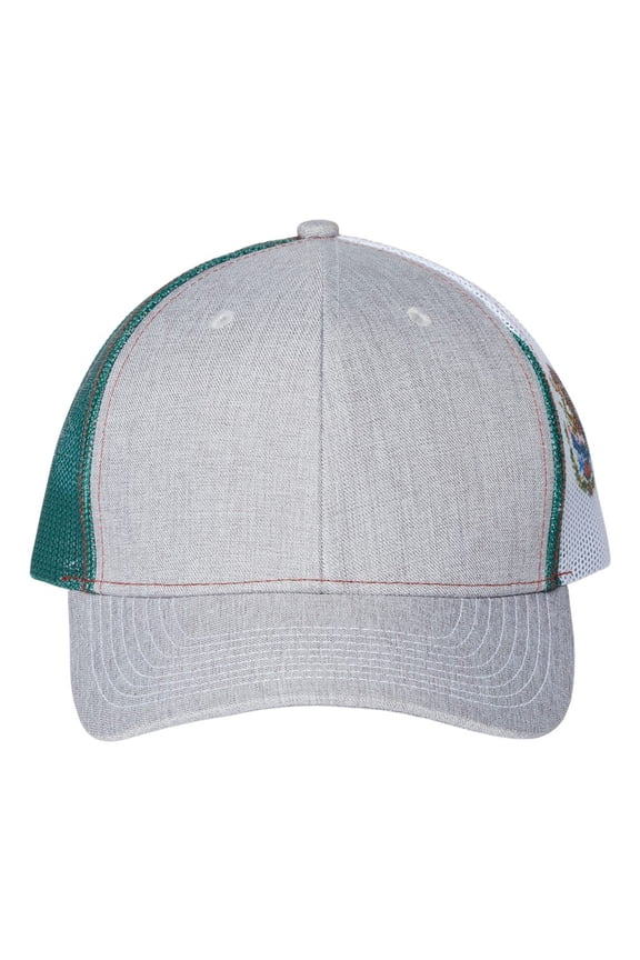 Heather Grey/ Red/ Mexico Flag 11054 Adjustable