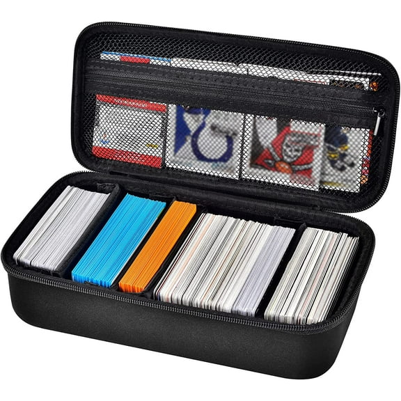 Katia 900+ Baseball Football Card Holder Box for Topps Baseball Sports Cards, Trading Card Organizer Storage Case Fits for C.A.H (Box Only)