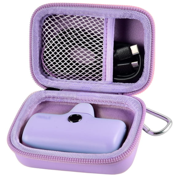 Katia Hard Case for iWALK Mini Power Bank, for EJILL/for Charmast/for LanLuk/for VEGER/for Swyop/for Feob/for Taegila/for Kuulaa Portable Battery Charger, Purple-Bag Only