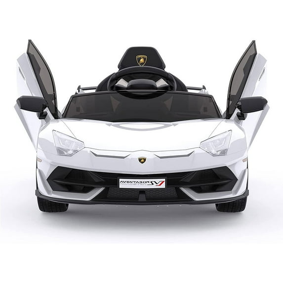 Katidap 12 V Lamborghini Sian Powered Ride-On Car with Remote Control – White