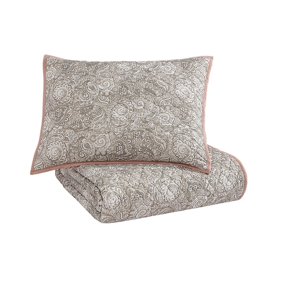 Katie 3 pc Coverlet Set Blush Riverbrook Home Katie 2 Piece Reversible Coverlet Set Blush Blush - Twin - 2 PIece