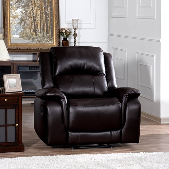 Katie Contemporary Recliner Chair-Color:Espresso,Style:Chair