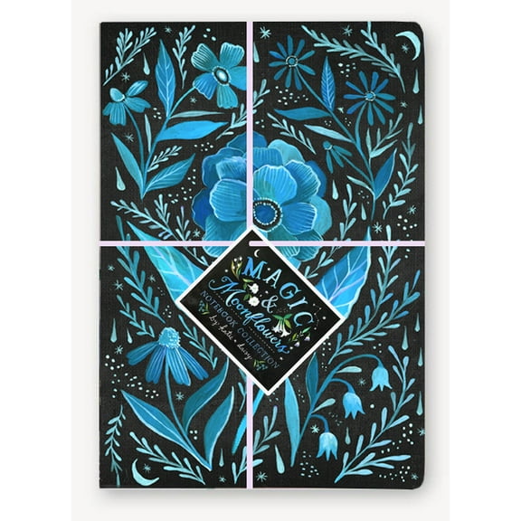 Katie Daisy Magic & Moonflowers Notebook Collection: Moonflowers Ntbk Coll, (Hardcover)