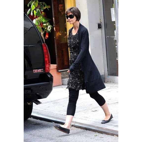 Katie Holmes At Departures For Rehearsals For Upcoming Broadway Play Arthur Miller'S All My Sons Minetta Lane Theatre