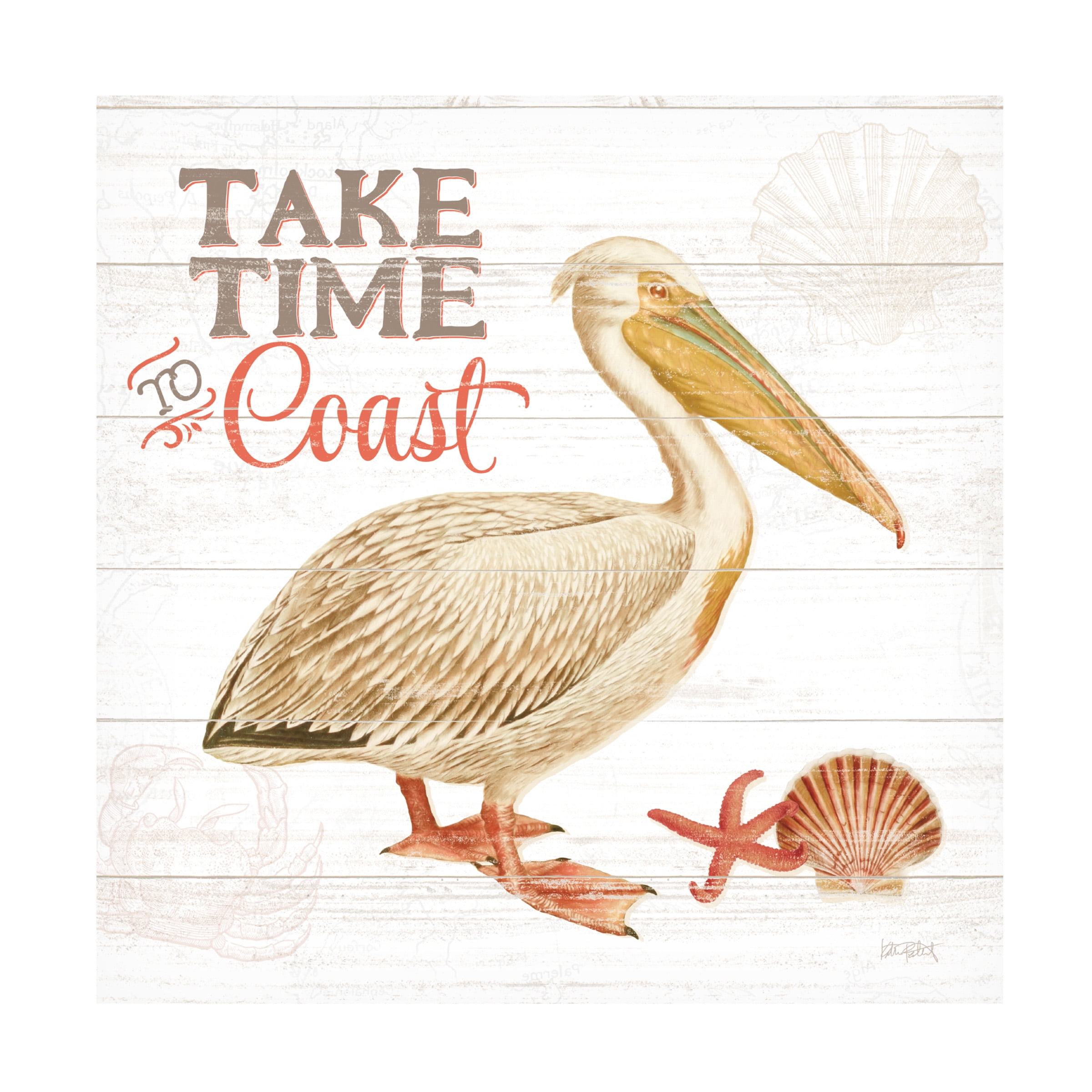 Katie Pertiet 'Bayside I' Canvas Art