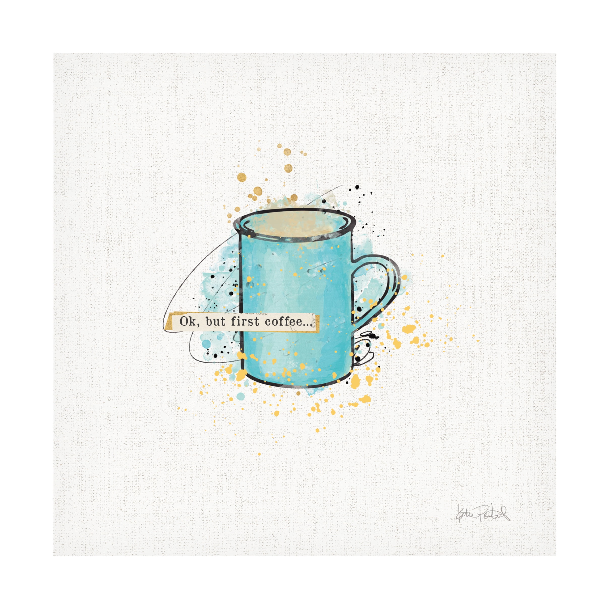 Katie Pertiet 'Thoughtful Perk II' Canvas Art