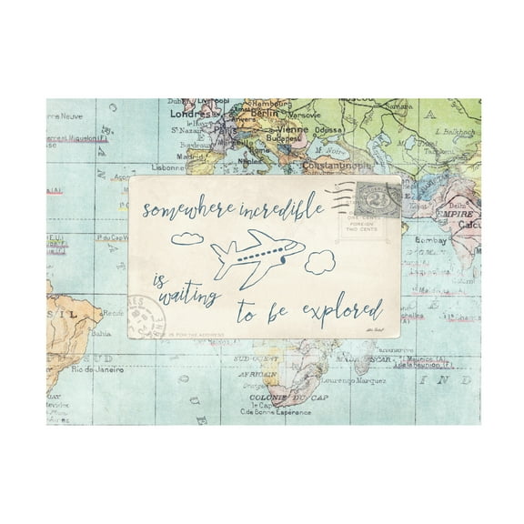 Katie Pertiet 'Travel Posts IV' Canvas Art