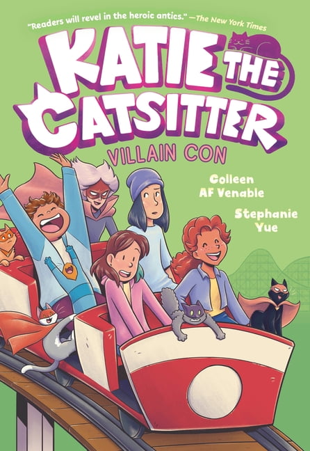 Katie the Catsitter Katie the Catsitter 5: Villain Con: (A Graphic Novel), (Paperback)
