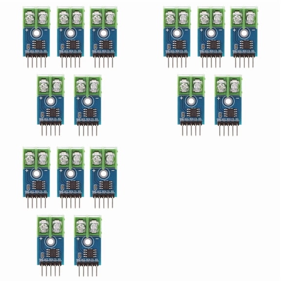 Katigan 15-Pack Blue and Green Plastic K-Type MAX6675 Thermocouple Temperature Sensor Module for Raspberry Pi Arduino