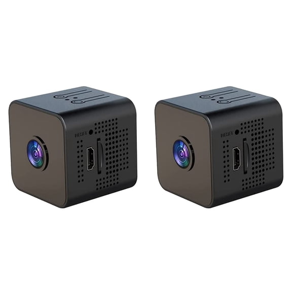 Katigan 2-Pack 1080P WiFi Cameras Surveillance Kit with 2 USB Cables and 2 Bases