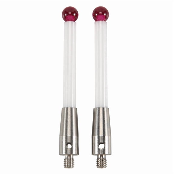 Katigan 2Pcs CMM Probe Stylus 6mm Ball Tip CMM Contact Probes Ceramic Shafts Probe Testing Accessories for Renishaw A-5000-3709