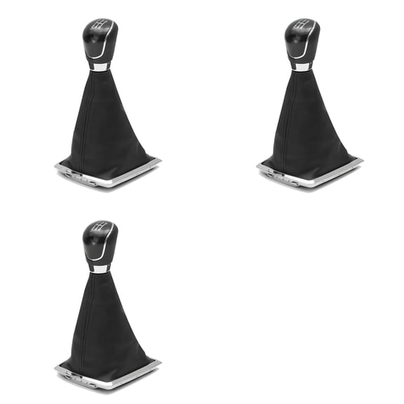 Katigan 3-Pack Gear Shift Knob & Gaiter Boot Cover Set for Ford Focus MK2MK4, Mondeo & Galaxy