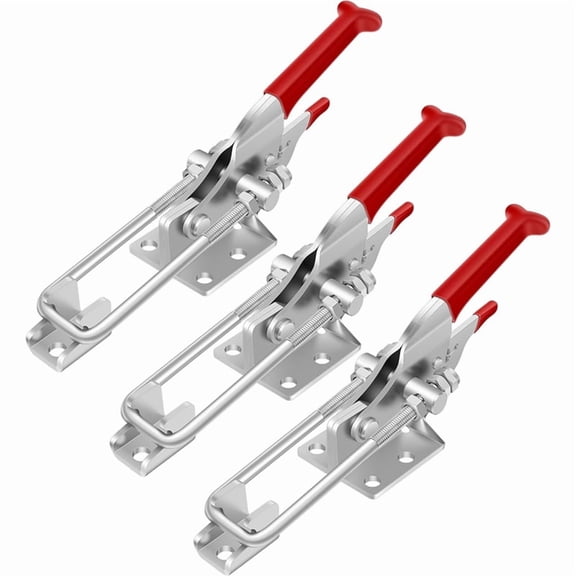 Katigan 3 Pack Toggle Latch Clamp, Heavy Duty Latches, 2000Lbs Holding Capacity Adjustable Latch Lock, for Industrial EquiIpment