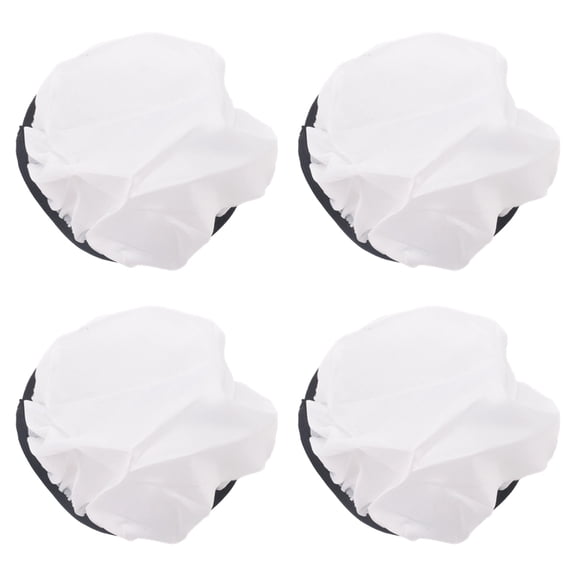 Katigan 4Pcs 18cm Light Diffuser,Soft Diffuser Lamp Cover White Lamp Shade Diffuser,for Studio Strobe Reflectors