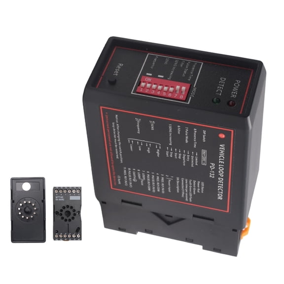 Katigan PD132 Single Channel Inductive Vehicle Loop Detector for Car Parking Lot Vehicle Loop Detector ENGLISH VERSION