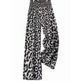 thumbnail image 1 of Katigan Women'S Leopard Print Wide Leg Pants Elastic Waist Casual Loose Fit Trousers Fashion Lounge Gray Leopard XXL, 1 of 6