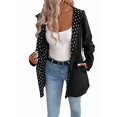 thumbnail image 1 of Katigan Women'S Reversible Hooded Casual Coat Full Zip Up Windbreaker Two - Sided Jacket Polka Dot XXL, 1 of 8
