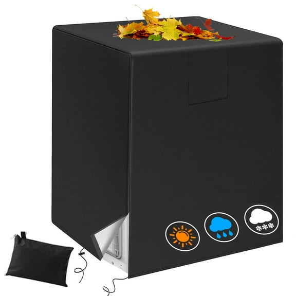 Katinyos Air Conditioner Cover for Outside, Heavy Duty Waterproof & Windproof AC Protection Cover (32x32x36 Inch)