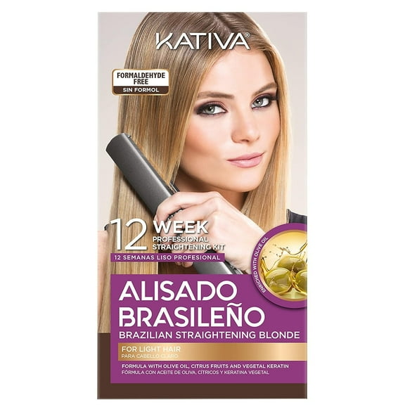 Kativa Brazilian Straightening Blonde Kit