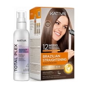 Kativa Hair Straightening Kit + Total Plex Repair & Protect Sealer 100ml Kit   Long-Lasting Smoothness & Damage Protection