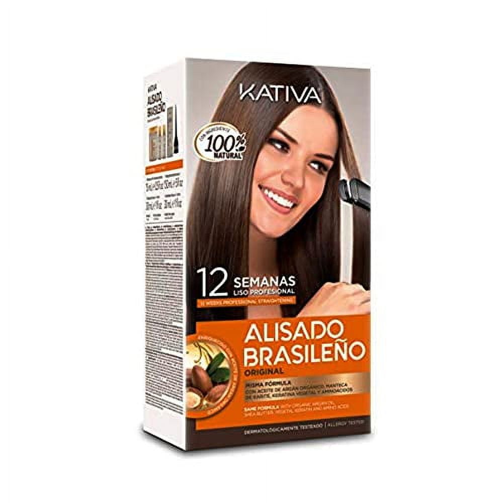 Kativa Brazilian Straightening Kit with Keratin and Uganda Ubuy