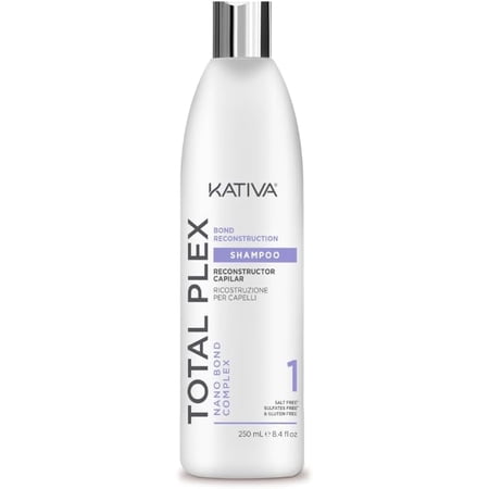 Kativa Total Plex Bond Repair | Shampoo to Maintain Hair Bonds | Repairs and Protects Hair, Daily Use Reconstructor 355ml