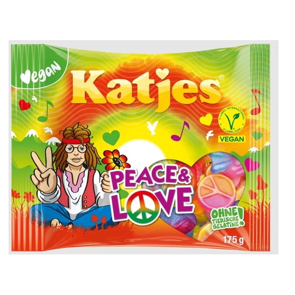 Katjes Peace Love Vegan 175g