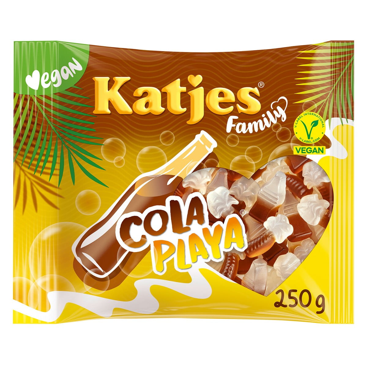 Katjes gummy bears  COLA PLAYA -Vegan- 250g/8.81 oz