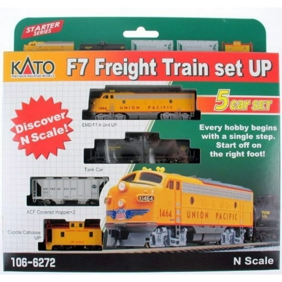 Kato 1066272 N UP F7 FREIGHT SET