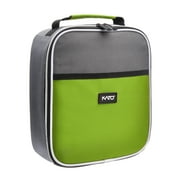 Kato 9 Cans Small Insulated Lunch Bag, Mini Thermal Portable Cooler Lunch Box Tote with Dual Zipper Closure for Student Men and Women, Back to School