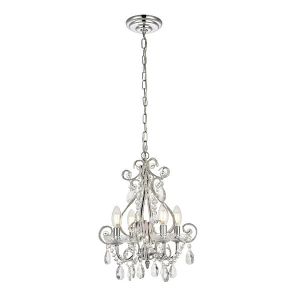 Kato Collection Pendant D12.6 H16.3 Lt:4 Chrome Finish