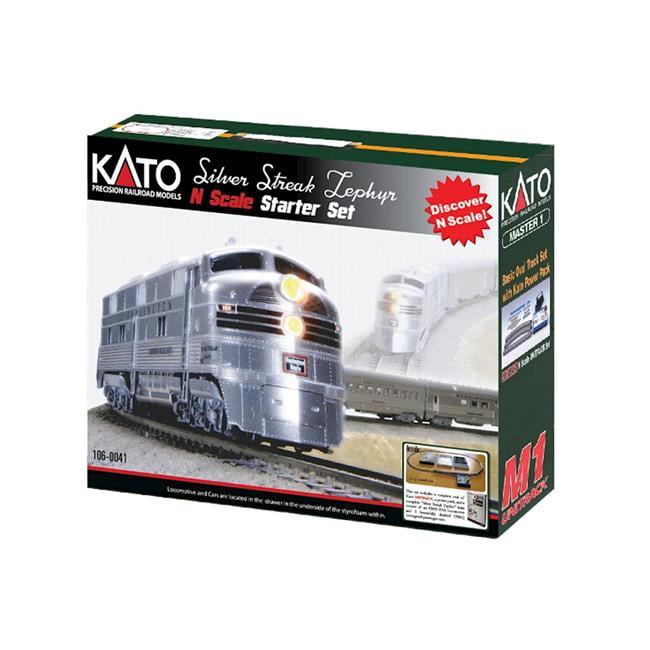 Kato KAT1060041 N CB & Q Silver Streak Zephyr Starter