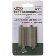 Kato 20-044 N Concrete Slab Dbl. 62mm Straight/2pc