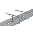 thumbnail image 1 of Kato N Scale UniTrack Train Track Four Track Catenary Poles Straight 10-Pack, 1 of 2