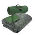 thumbnail image 1 of Kato Outdoors Waterproof Throw Blanket, Stadium Windproof Sherpa Fleece Blanket for Traveling, Camping, Hiking, and Football, Machine Washable, Green, 51'' x 59'', 1 of 7