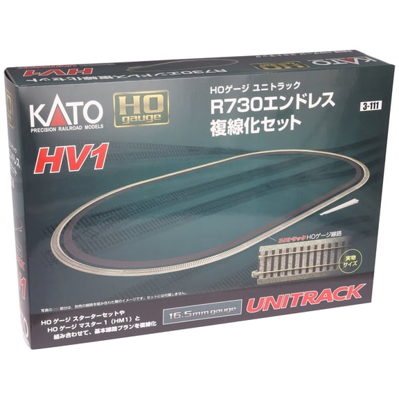Kato USA Inc. HO HV1 Outer Track Oval Set KAT3111 HO Track