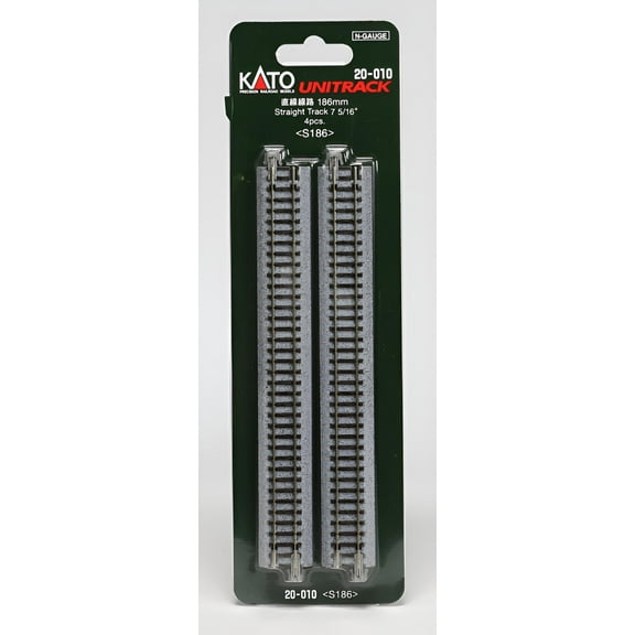 Kato USA Inc. N 186mm 7-5/16 Straight 4 KAT20010 N Track