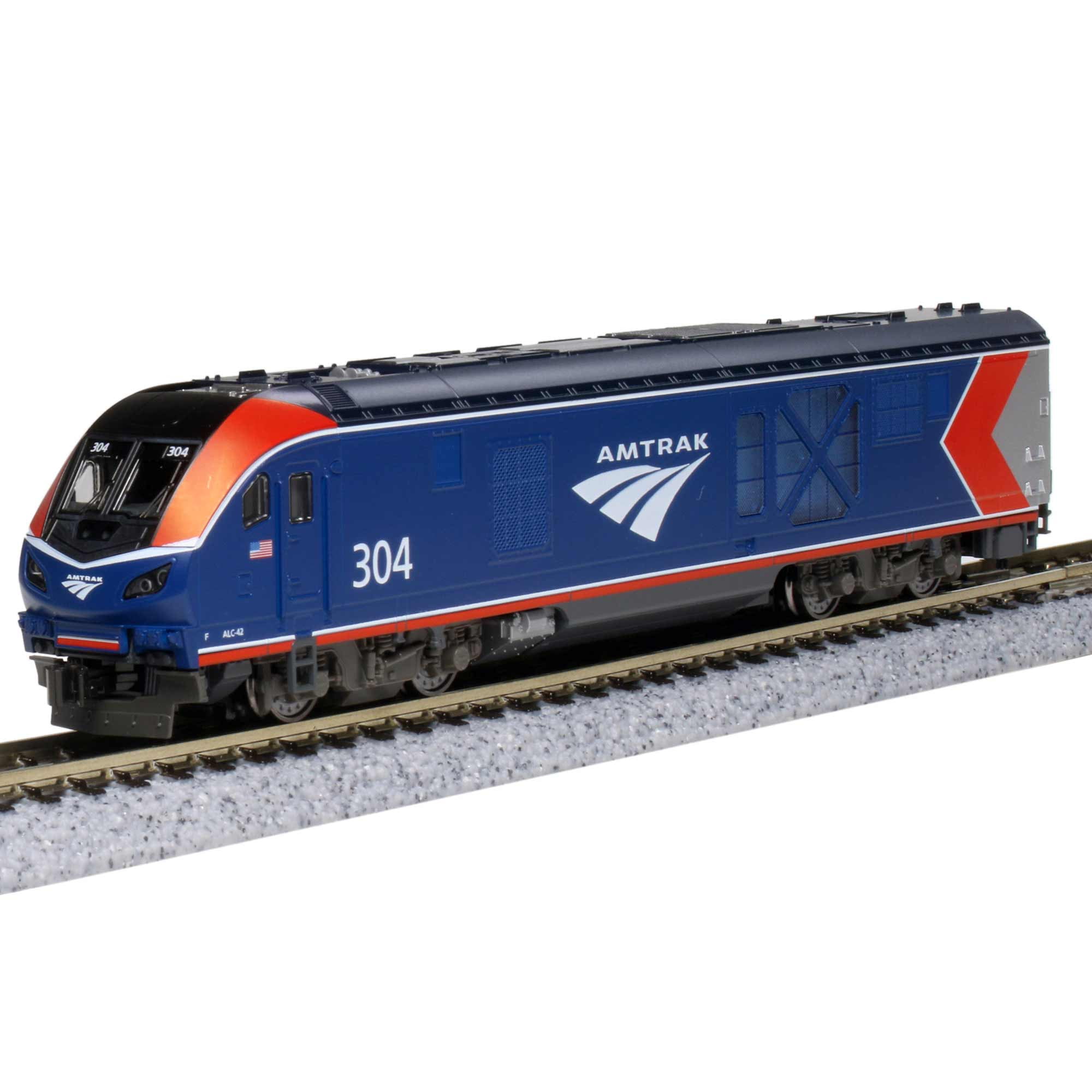 Kato USA Inc. N ALC-42 Charger Amtrak Phase VI #304 KAT1766053 N  Locomotives 