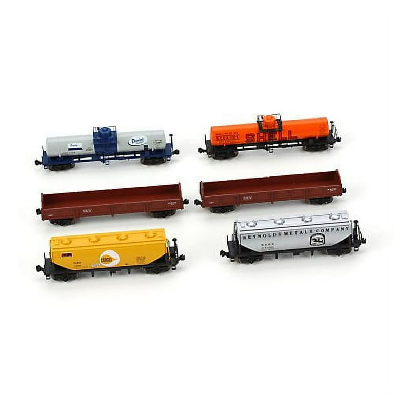 Kato USA Inc. N Mixed Freight Car Set 6 KAT1066275 N Rolling Kato USA Inc. N Mixed Freight Car Set 6 KAT1066275 N Rolling