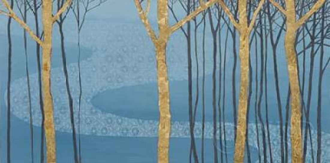 Katonah Gold Canvas Art - Kathrine Lovell (10 x 20)