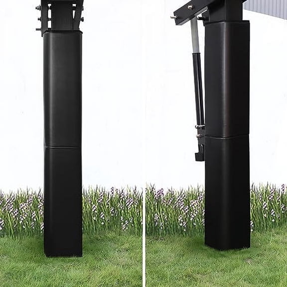 Katop Square Basketball Pole Padding Fits 4x4,5x5,6x6 Inch Pole, Durable 6 Feet Tall Basketball Pole Pad Outdoor and Indoor, UV-Resistant Waterproof Hoop Pads for Protection and Pl