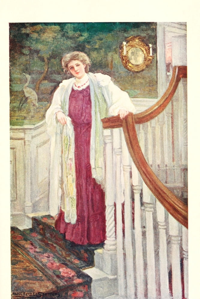 Katrina 1906 Ready for bed Canvas Art - Alice Barber Stephens (24 x 36)