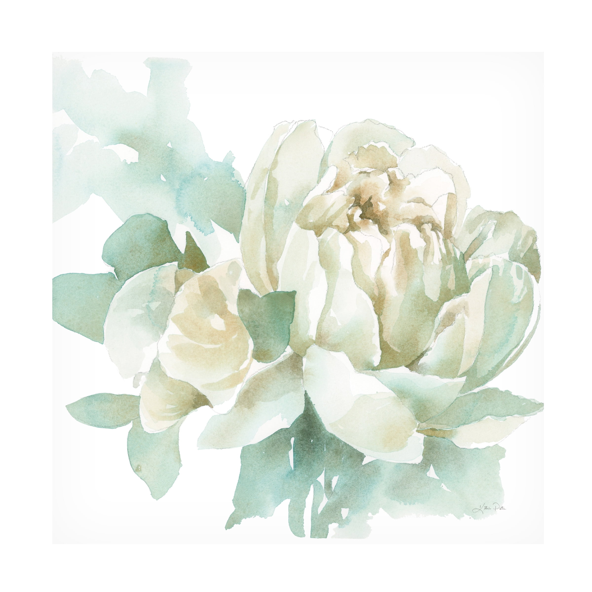 Katrina Pete 'Poetic Blooming I' Canvas Art