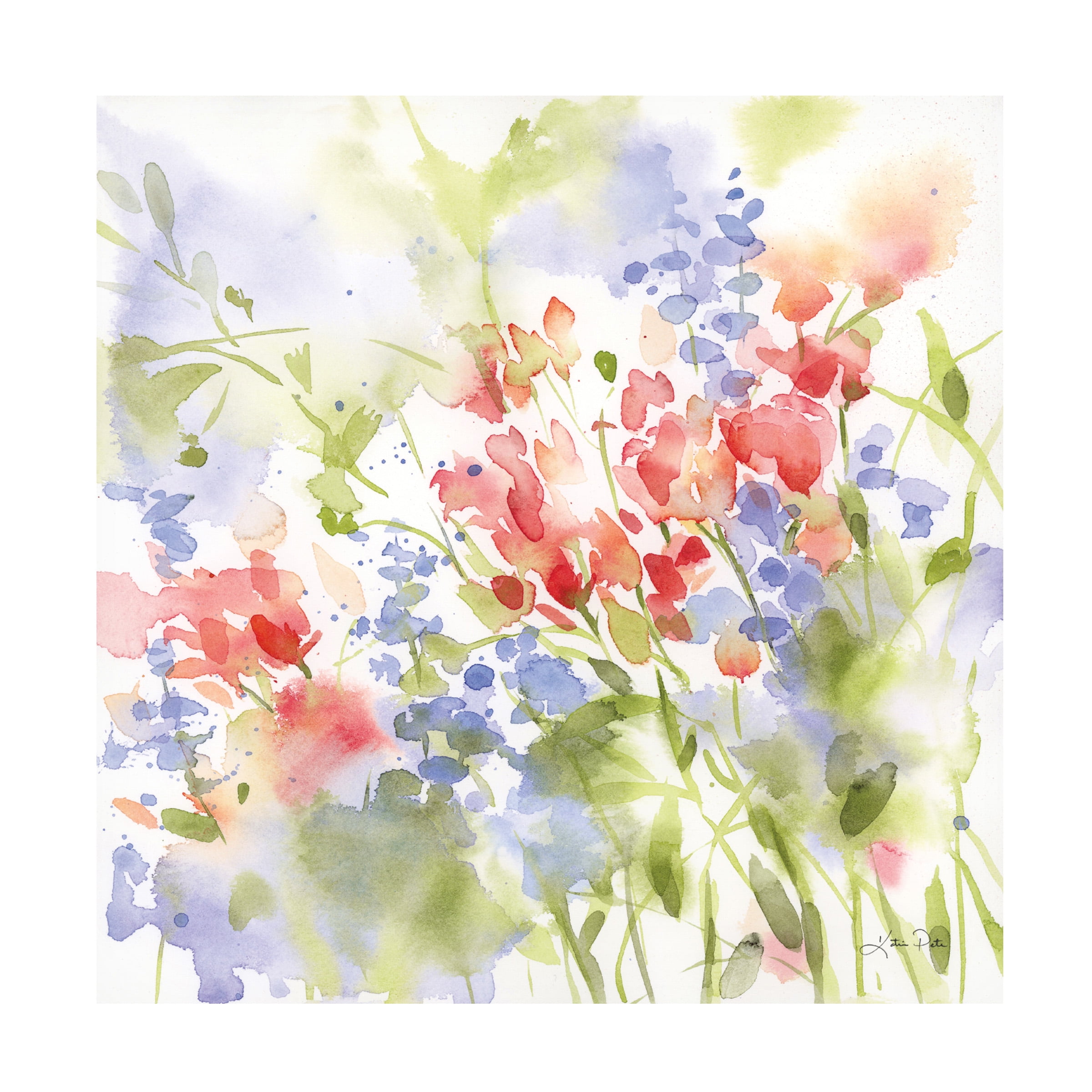 Katrina Pete 'Spring Meadow II' Canvas Art