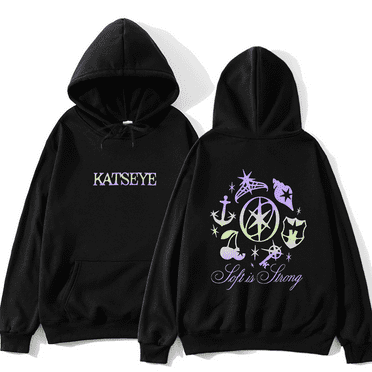Katseye Merch Distressed New Logo Pullover Hoodie Merch Men Women Hoodies Autumn Winter Sweatshirt Hoody